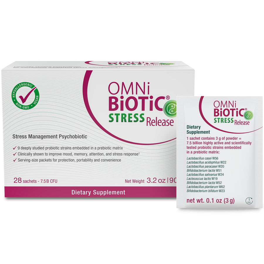 OMNi BiOTiC Stress Release Probiotic Sachets, 28 Count