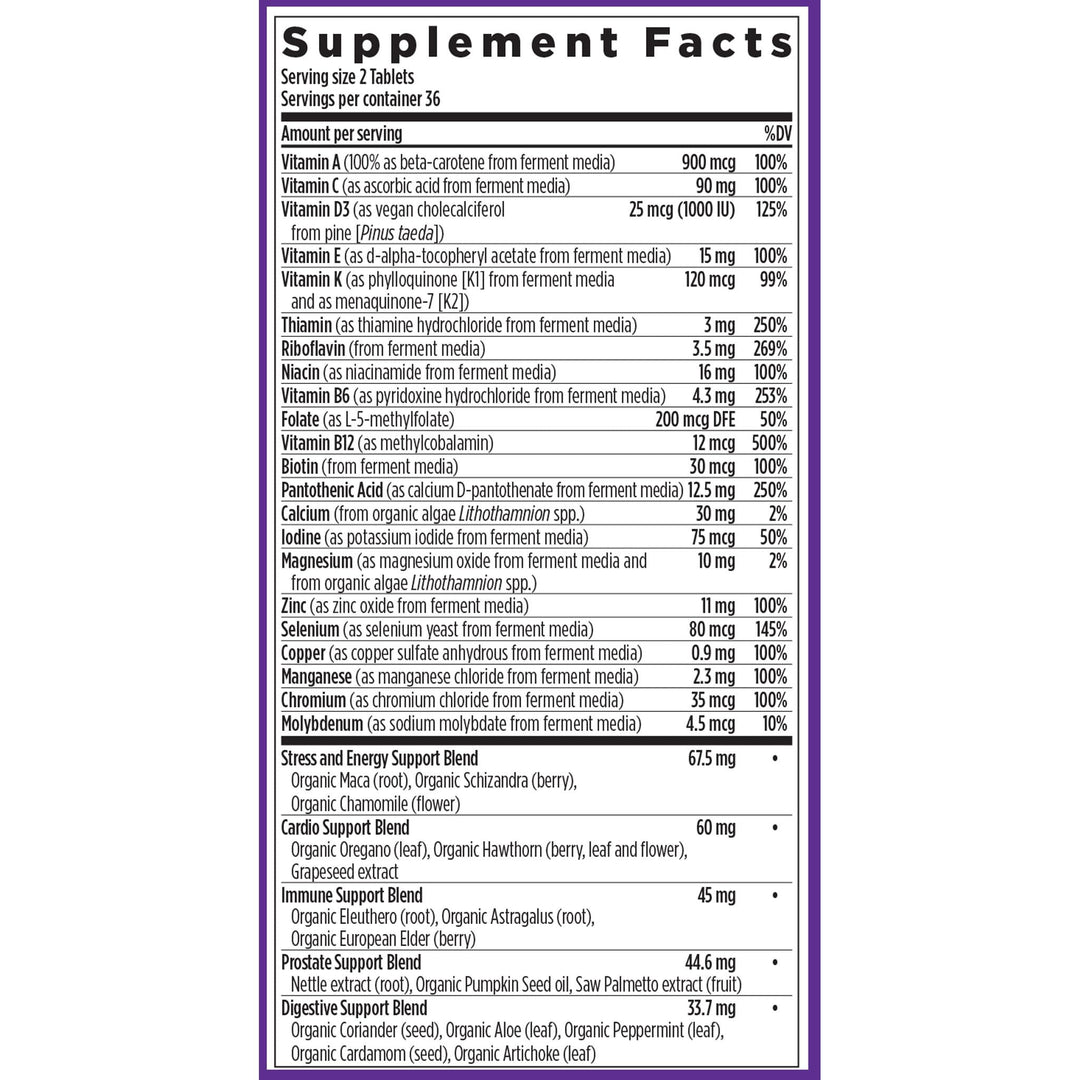 New Chapter Multi-Vitamin Dietary Supplement, 120 Count