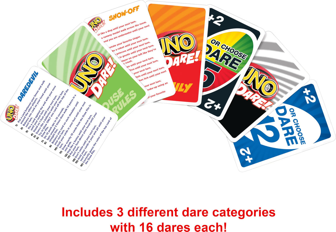 Mattel Games UNO Dare Card Game