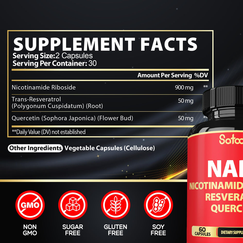 Satoomi NAD Supplement, 60 Count