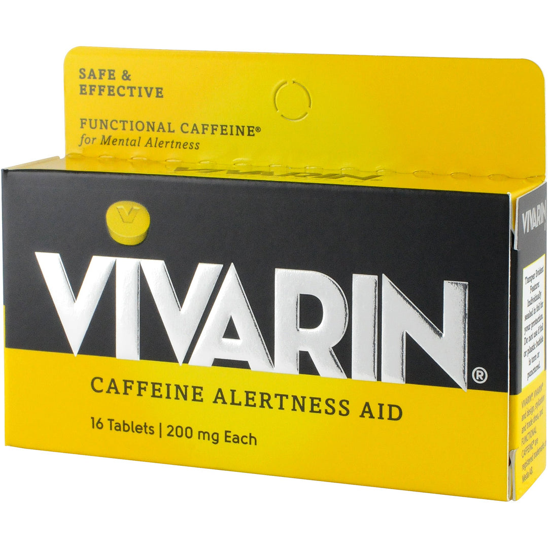 Vivarin Caffeine Tablets, 200 mg, 16 Count