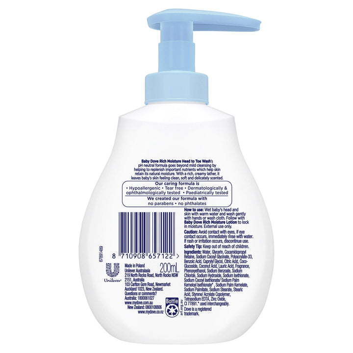 Dove Baby Head to Toe Wash