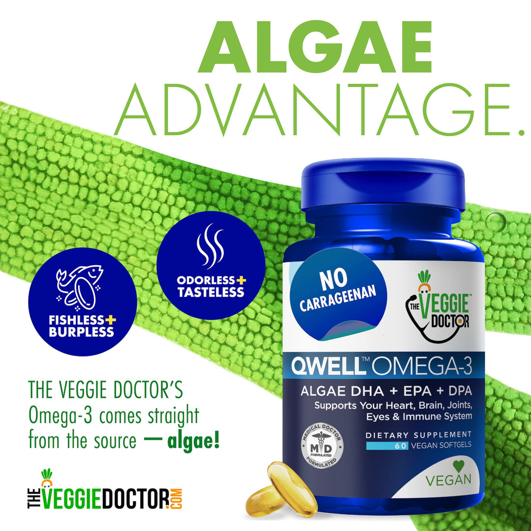 The Veggie Doctor Vegan Omega 3 Supplement