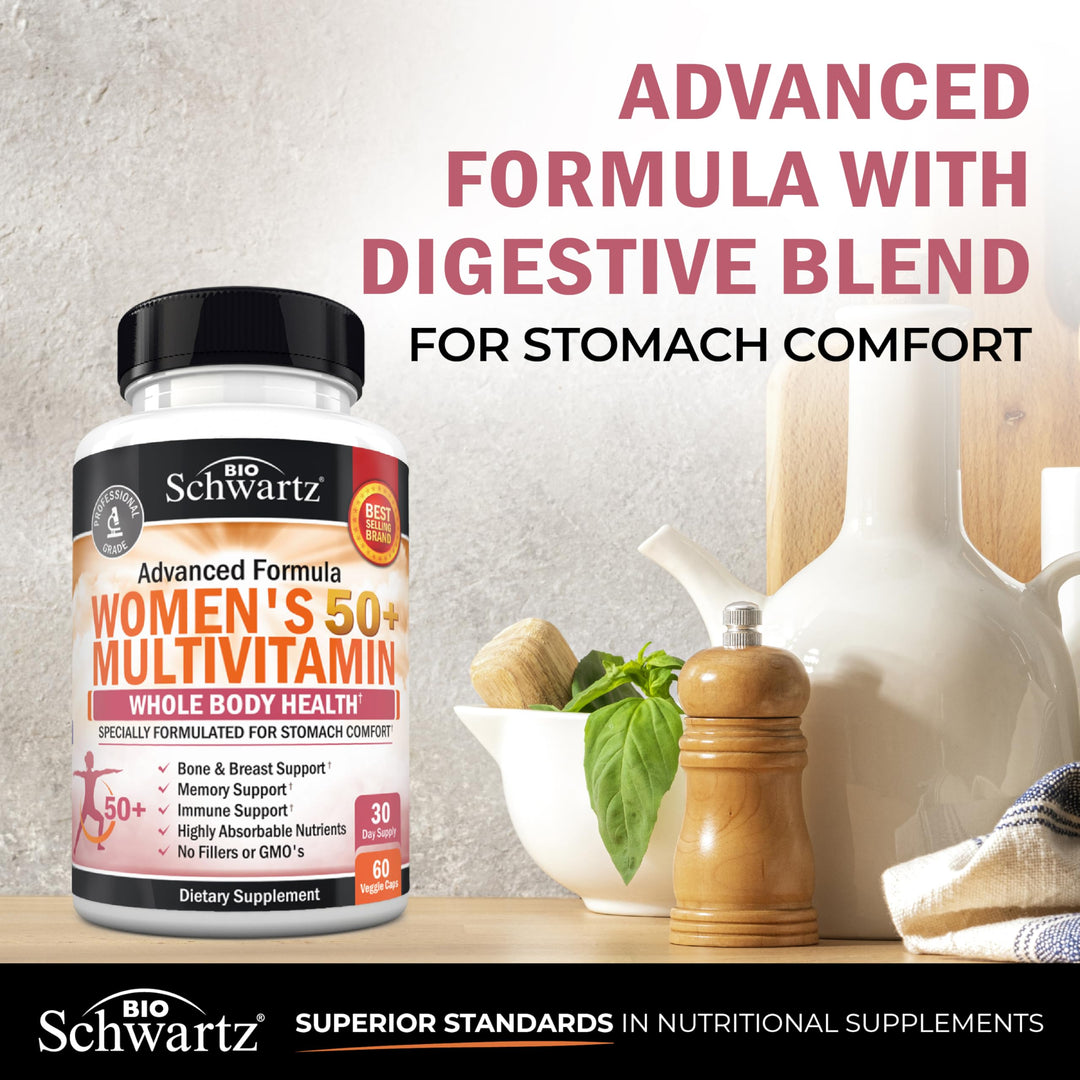 BioSchwartz Women's 50+ Multivitamin, 60 Count