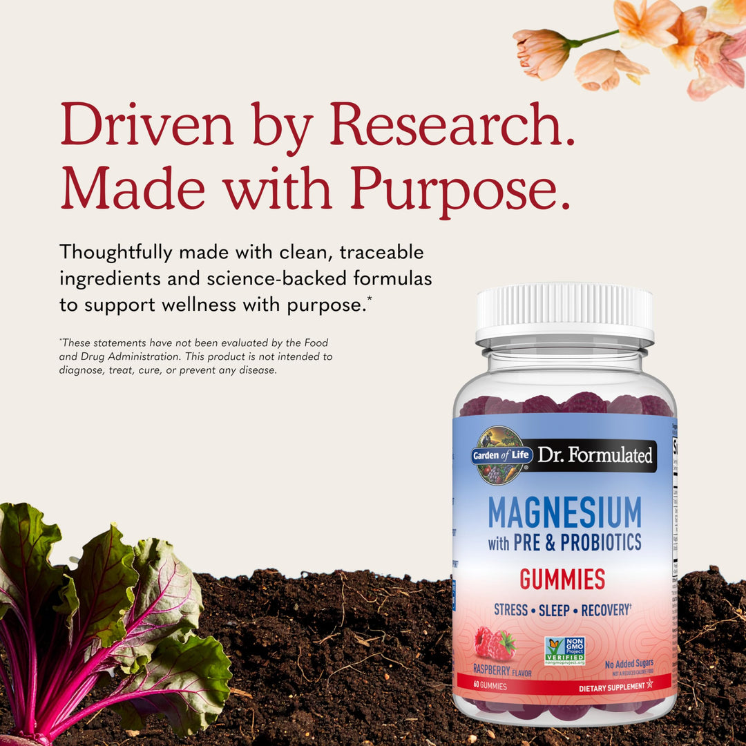 Garden of Life Dr Formulated Magnesium Gummies, Raspberry