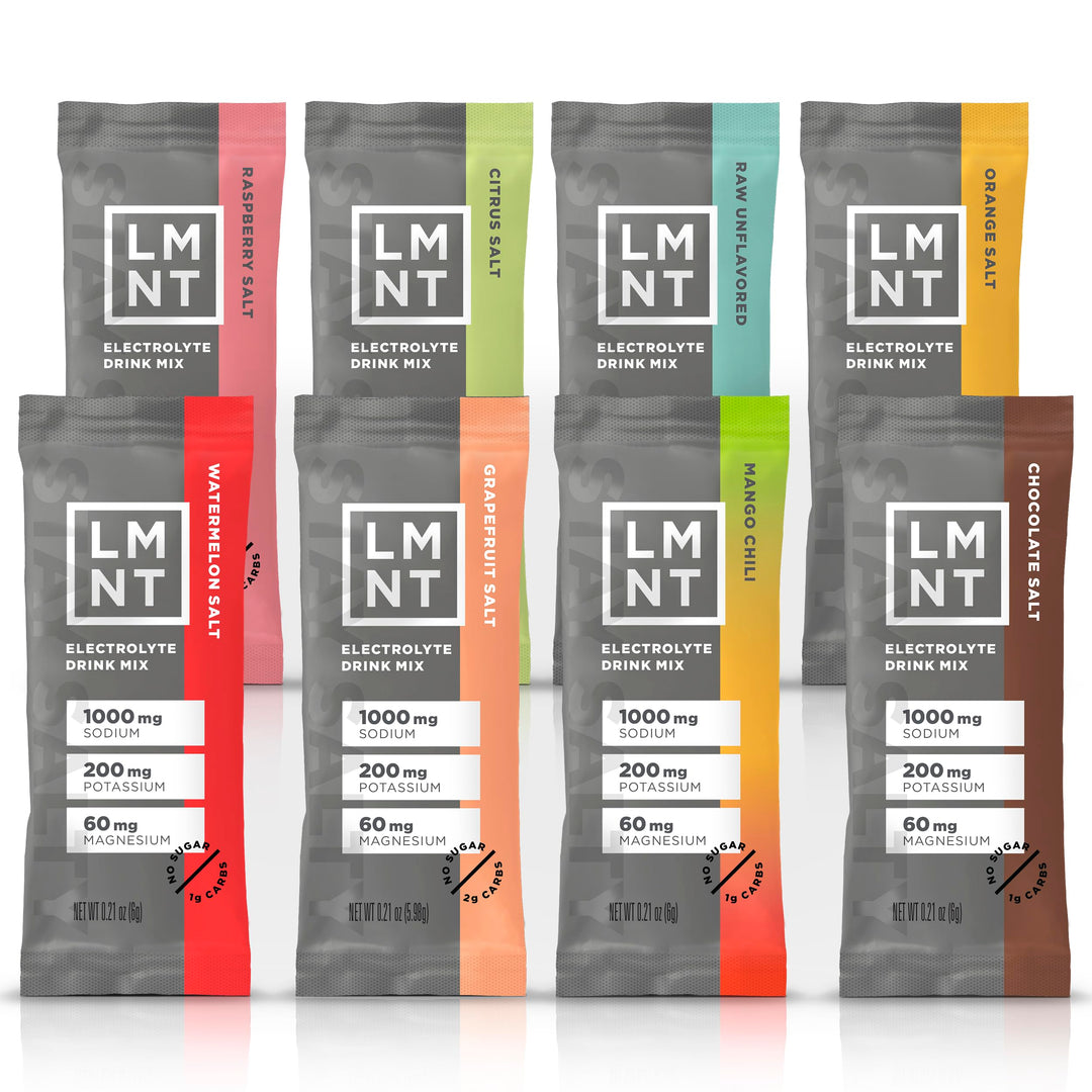 Drink LMNT Zero Sugar Electrolytes, Sample Pack, 8 Count