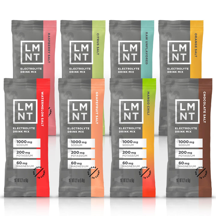 Drink LMNT Zero Sugar Electrolytes, Sample Pack, 8 Count