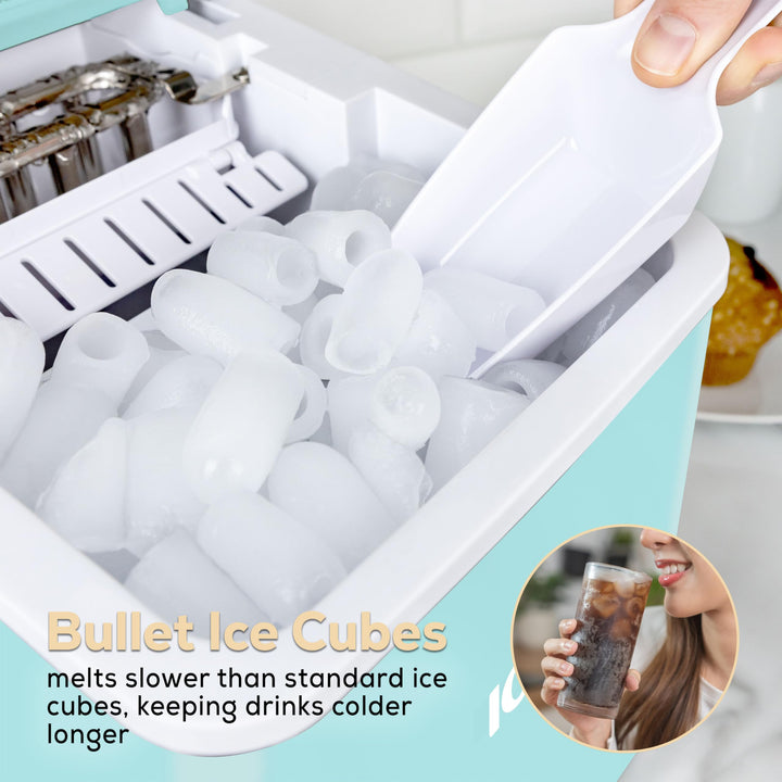 Igloo Portable Electric Countertop Ice Maker, 26 lb, 9 Count