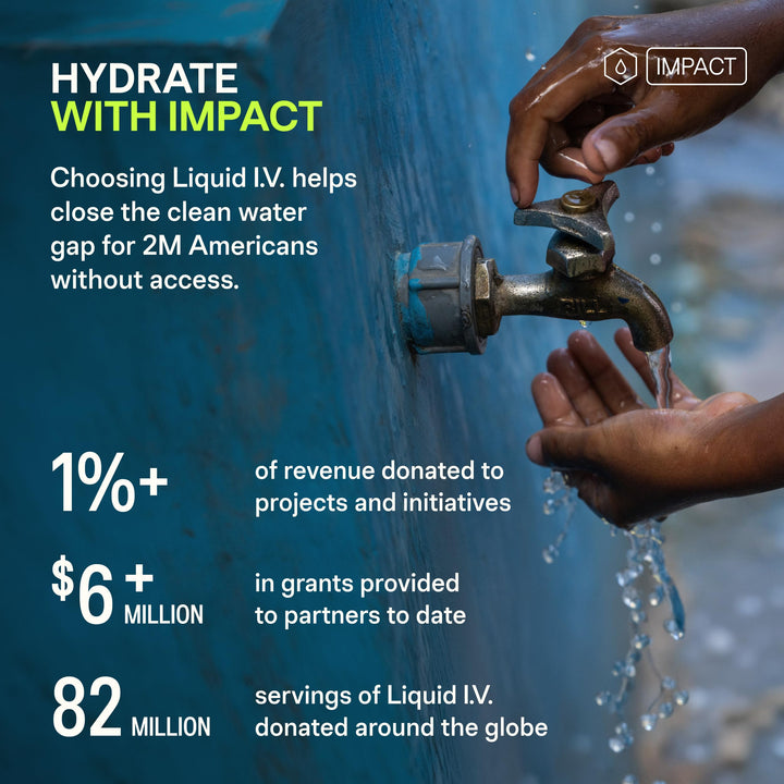 Liquid I.V. Hydration Multiplier Powder Drink Mix, Lemon