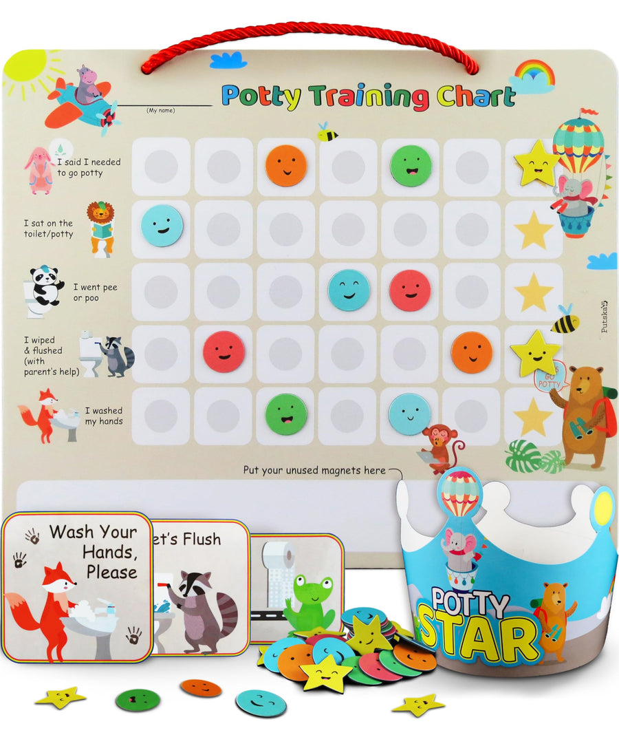 PUTSKA Potty Training Chart, 35 Count