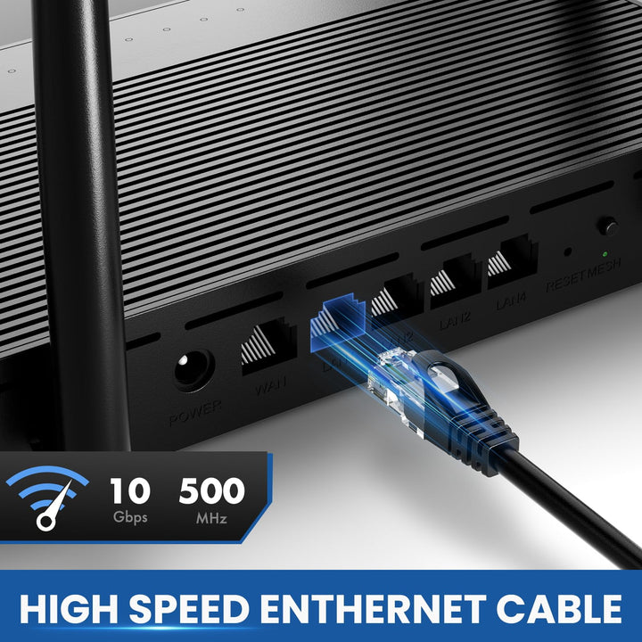 Ultra Clarity Cables Cat 6 Ethernet Cable, 2 Pack, 6 ft