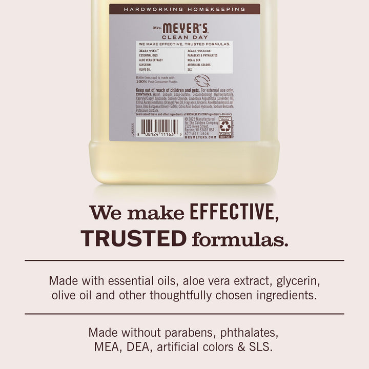 Mrs. MEYER'S Hand Soap Refill, Lavender, 33 fl oz