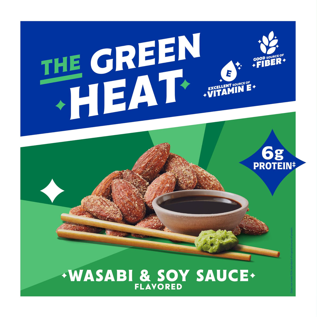 Blue Diamond Almonds Wasabi & Soy Sauce Snack Nuts, 16 oz