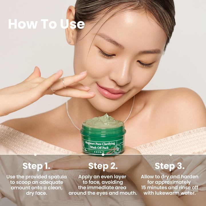 AXIS-Y Mugwort Pore Clarifying Wash Off Pack