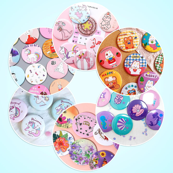 CAEYPOAR Button Maker Supplies, 200 Count