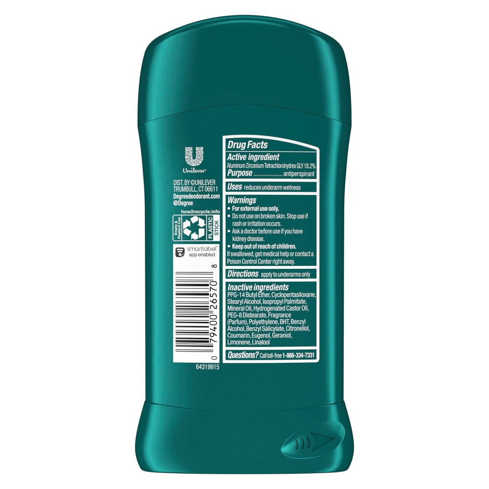 Degree Sport Invisible Antiperspirant & Deodorant Stick, 2.7 oz