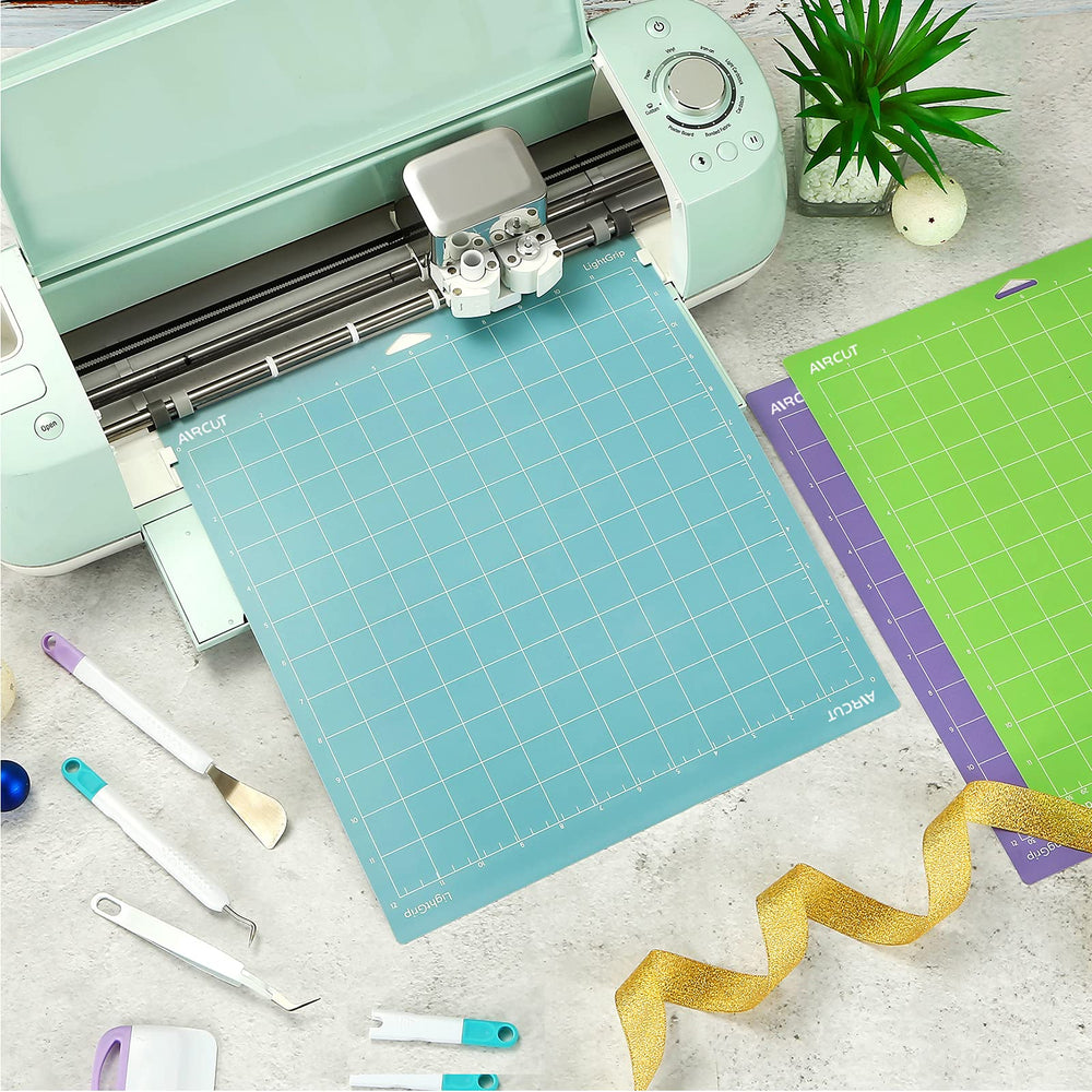 AIRCUT Cutting Mat, StandardGrip LightGrip StrongGrip FabricGrip, 12x12 Inch, 5 Count