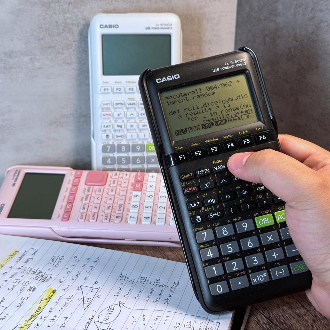 Casio Fx-9750GIII Graphing Calculator, White