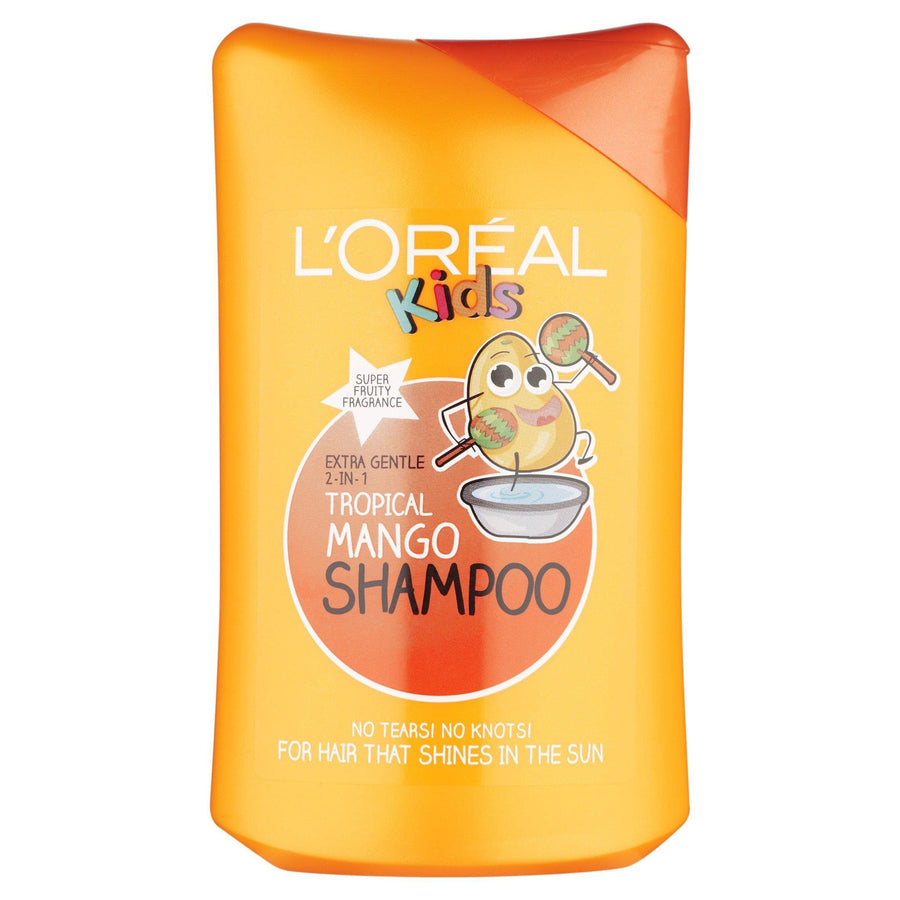 L'Oreal Kids Extra Gentle 2in1 Tropical Shampoo, Mango, 250 ml