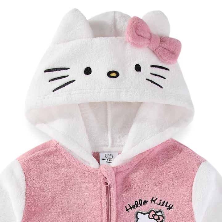 Hello Kitty Hooded Coverall, Girls Cosplay