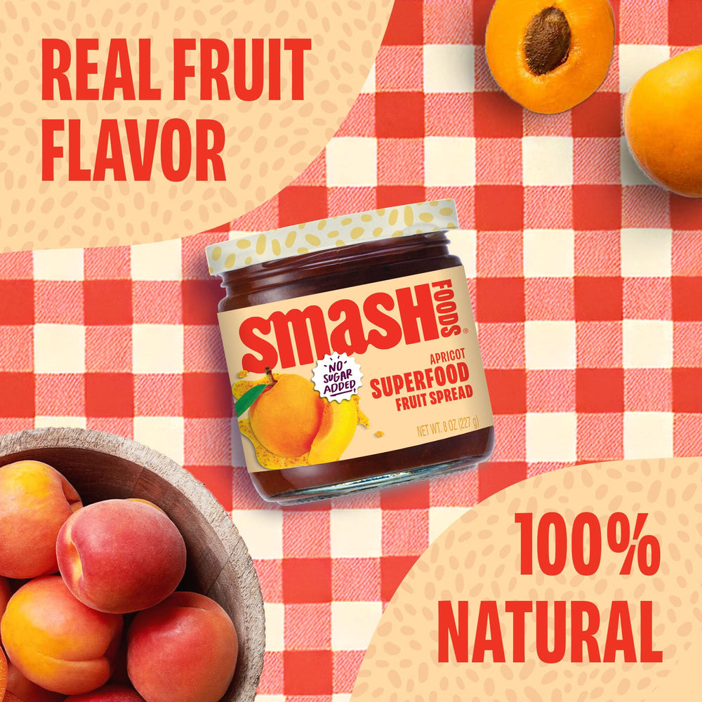 Chia Smash Fruit Jam, Apricot, 1 Jar