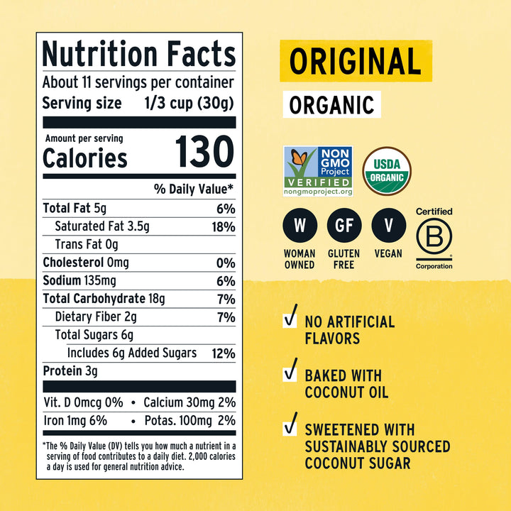 purely elizabeth. Ancient Grain Granola, Original, 12 oz