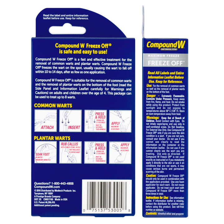 Compound W Freeze Off Wart Remover, 8 Count