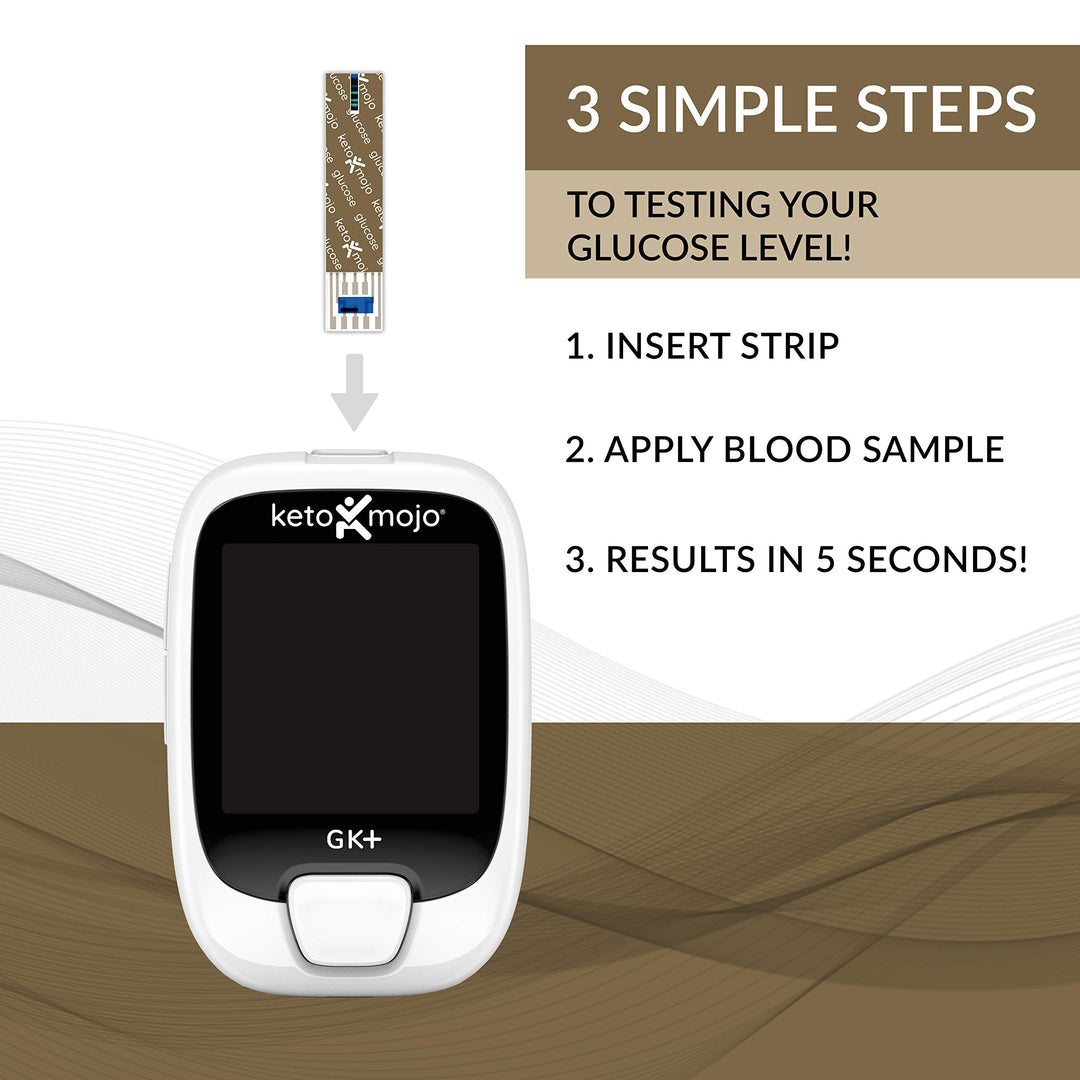 Keto-Mojo Test Strip Combo Pack, 120 Count