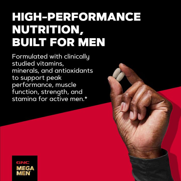 GNC Mega Men Sport Multivitamin Caplets, 180 Count