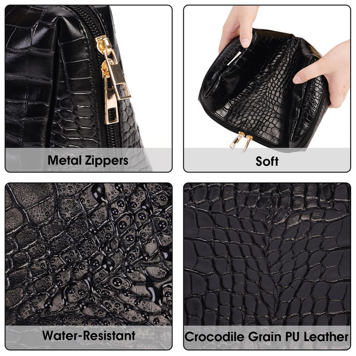 Narwey Makeup Brush Holder, Black