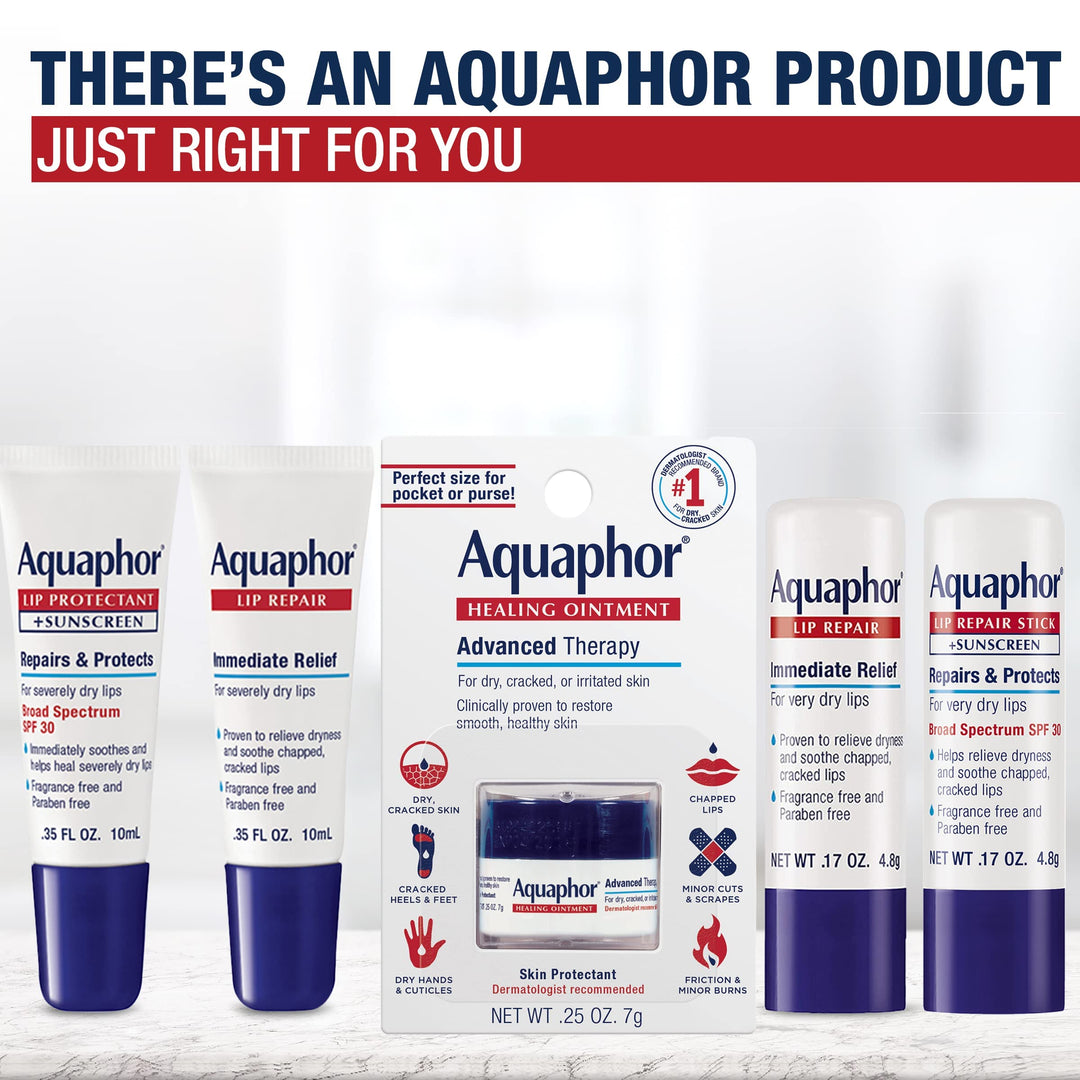 Aquaphor Lip Repair Ointment, 0.35 fl oz