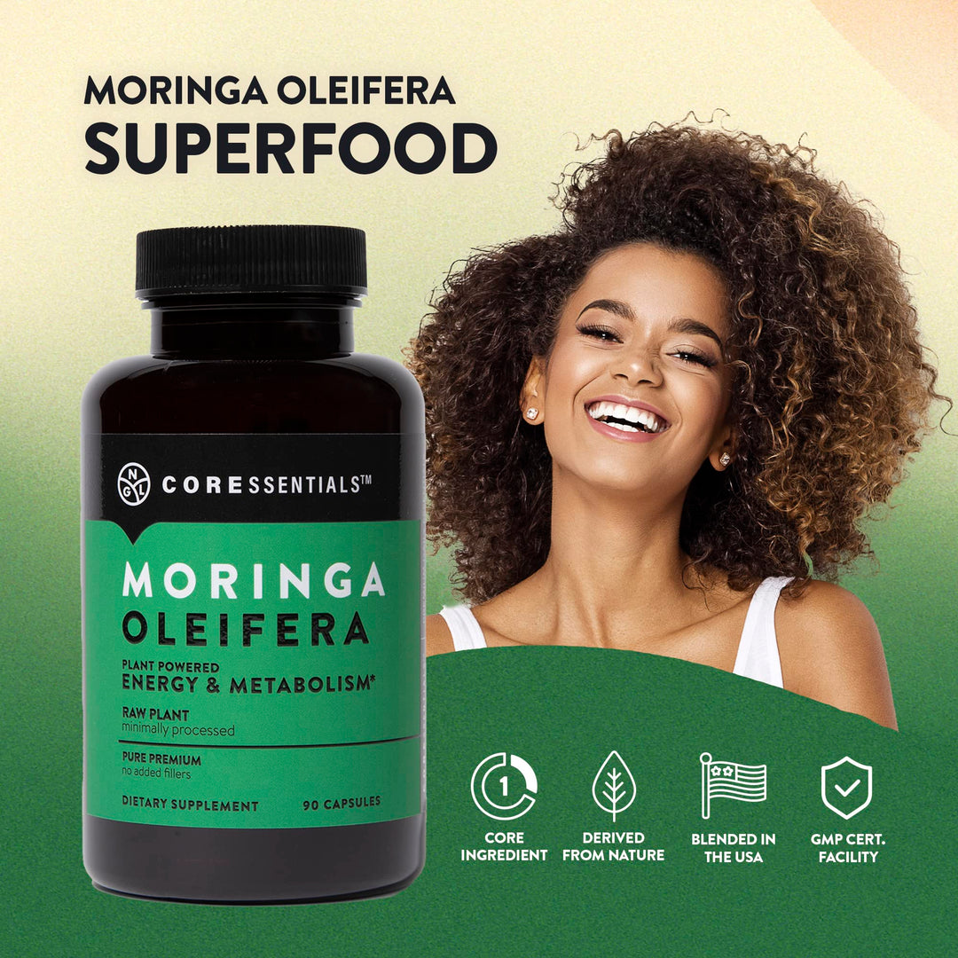 NGL Moringa Capsules, 1300 mg, 90 Count