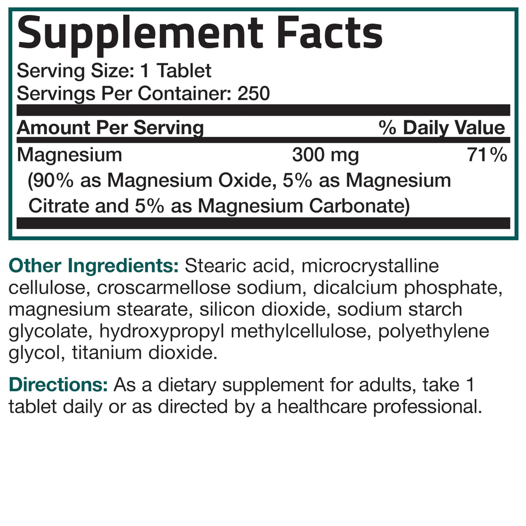 Bronson Magnesium Complex Maximum Coverage, 300 mg, 250 Count
