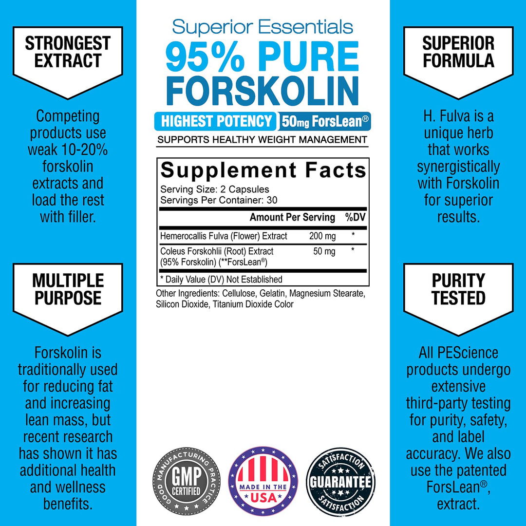 PEScience ForsLean, 95 Percent, 60 Count