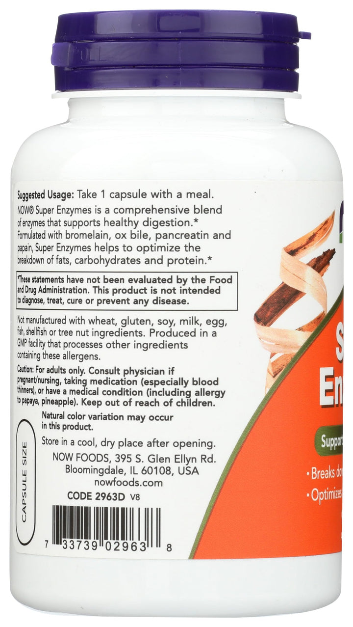NOW Super Enzymes, 90 Count
