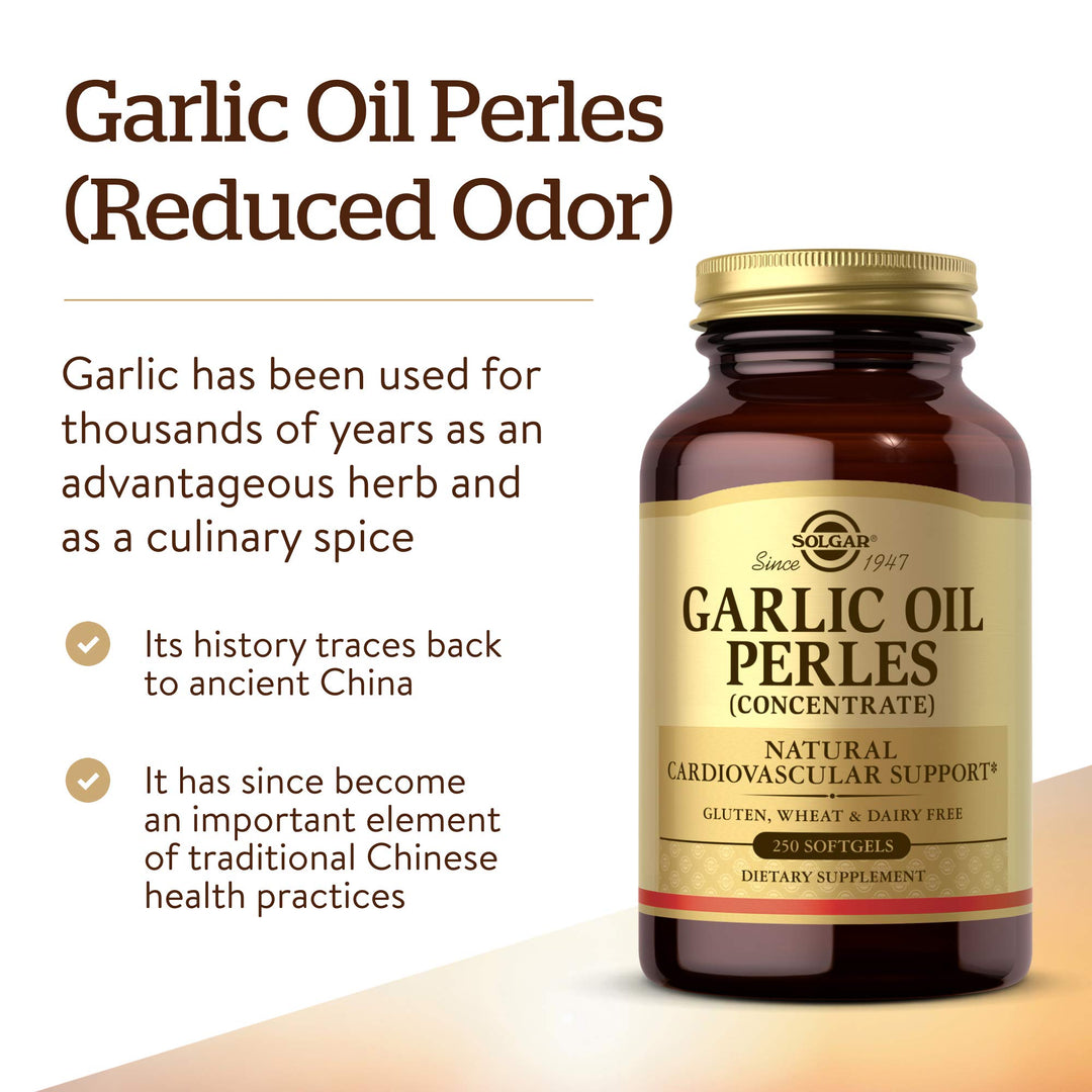 Solgar Garlic Oil Softgels, 250 Count