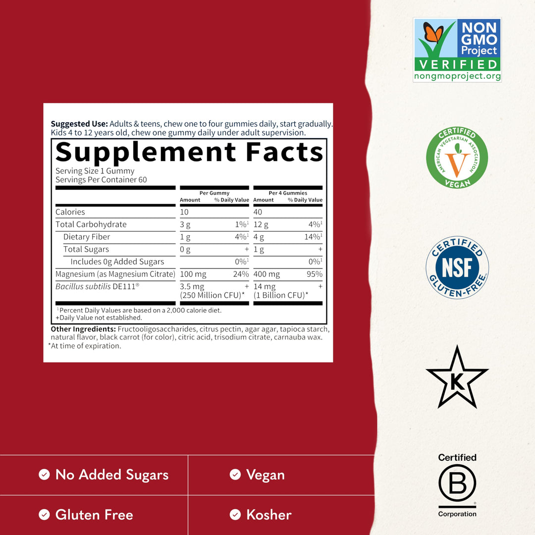Garden of Life Dr Formulated Magnesium Gummies, Raspberry
