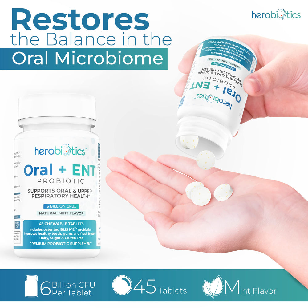 herobiotics Dental Probiotics, 6 Billion CFU