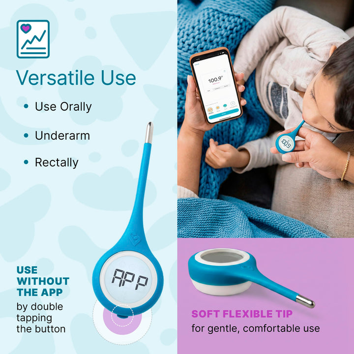 Kinsa QuickCare Smart Thermometer, 1 Count
