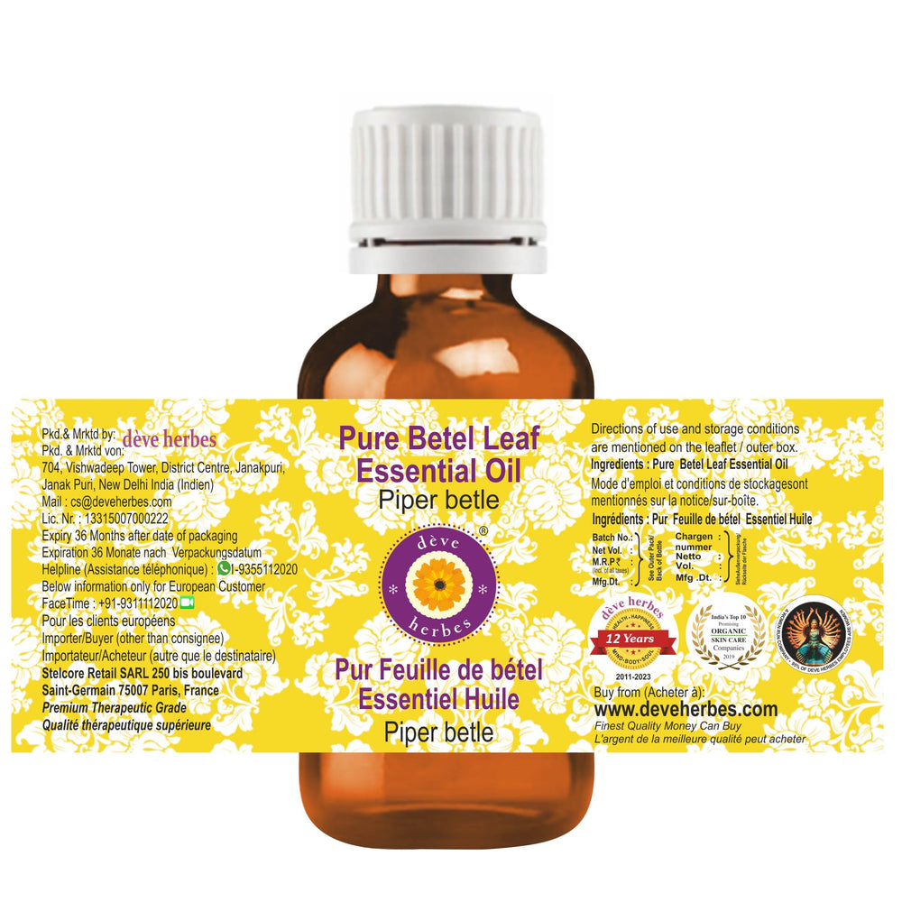 Deve Herbes Pure Betel Leaf Essential Oil, 5 ml