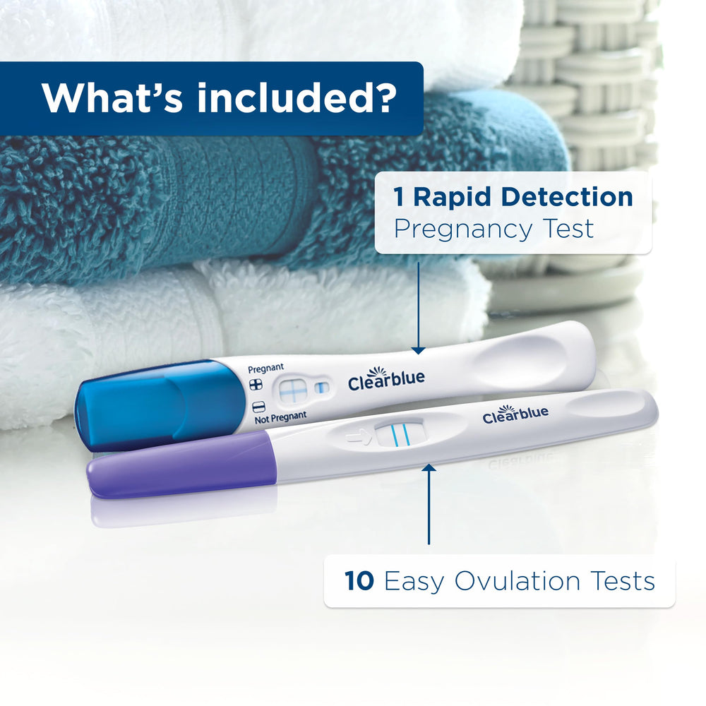 Clearblue Ovulation Complete Starter Kit, 10 Ovulation Tests Count, 1 Pregnancy Test Count