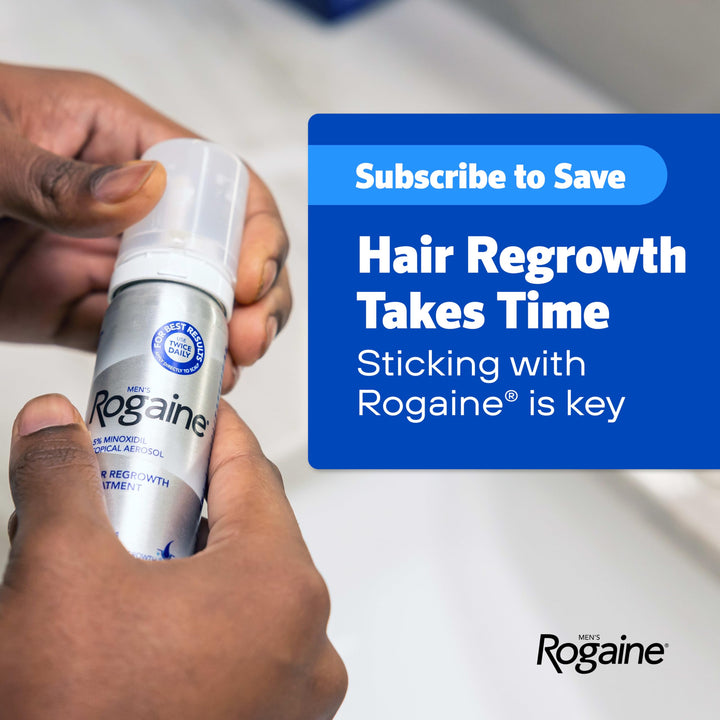 Rogaine Men's 5% Minoxidil Foam, 3 Month Supply