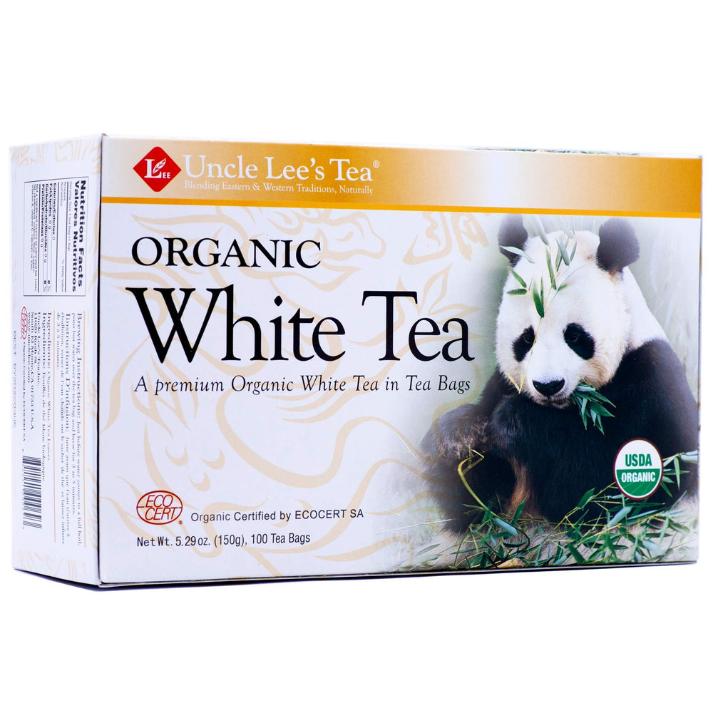 Uncle Lee's Tea Organic White Tea, 100 Count