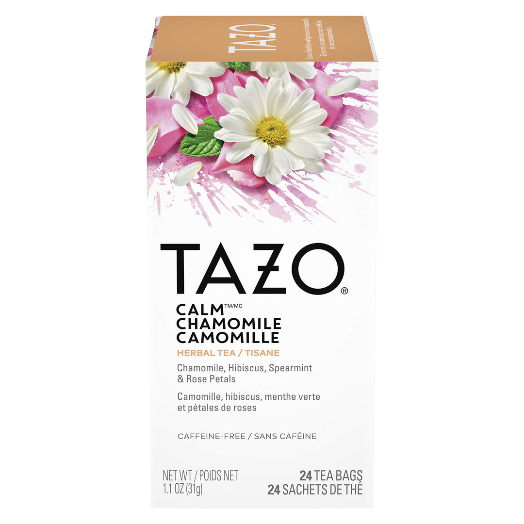 TAZO Calm Chamomile Herbal Tea Bags, 24 Count
