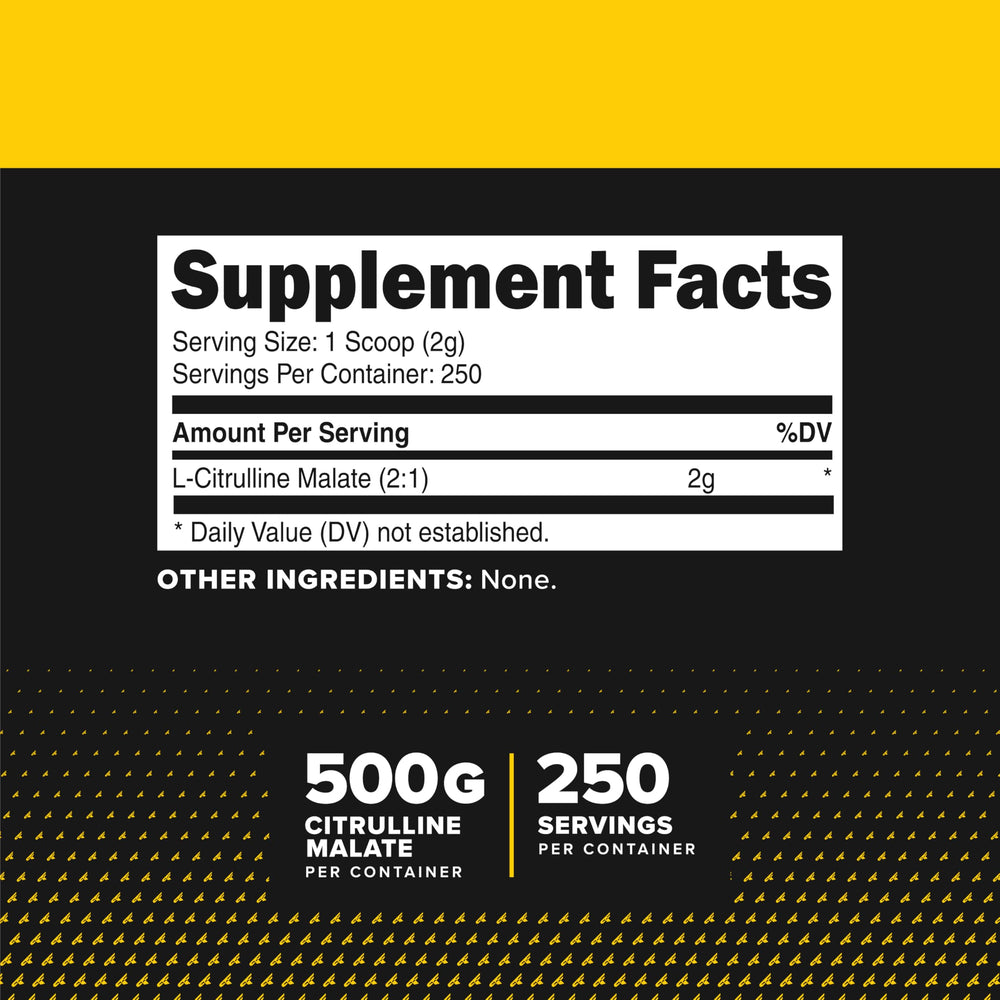Primaforce L-Citrulline Malate Powder, Unflavored, 500 g