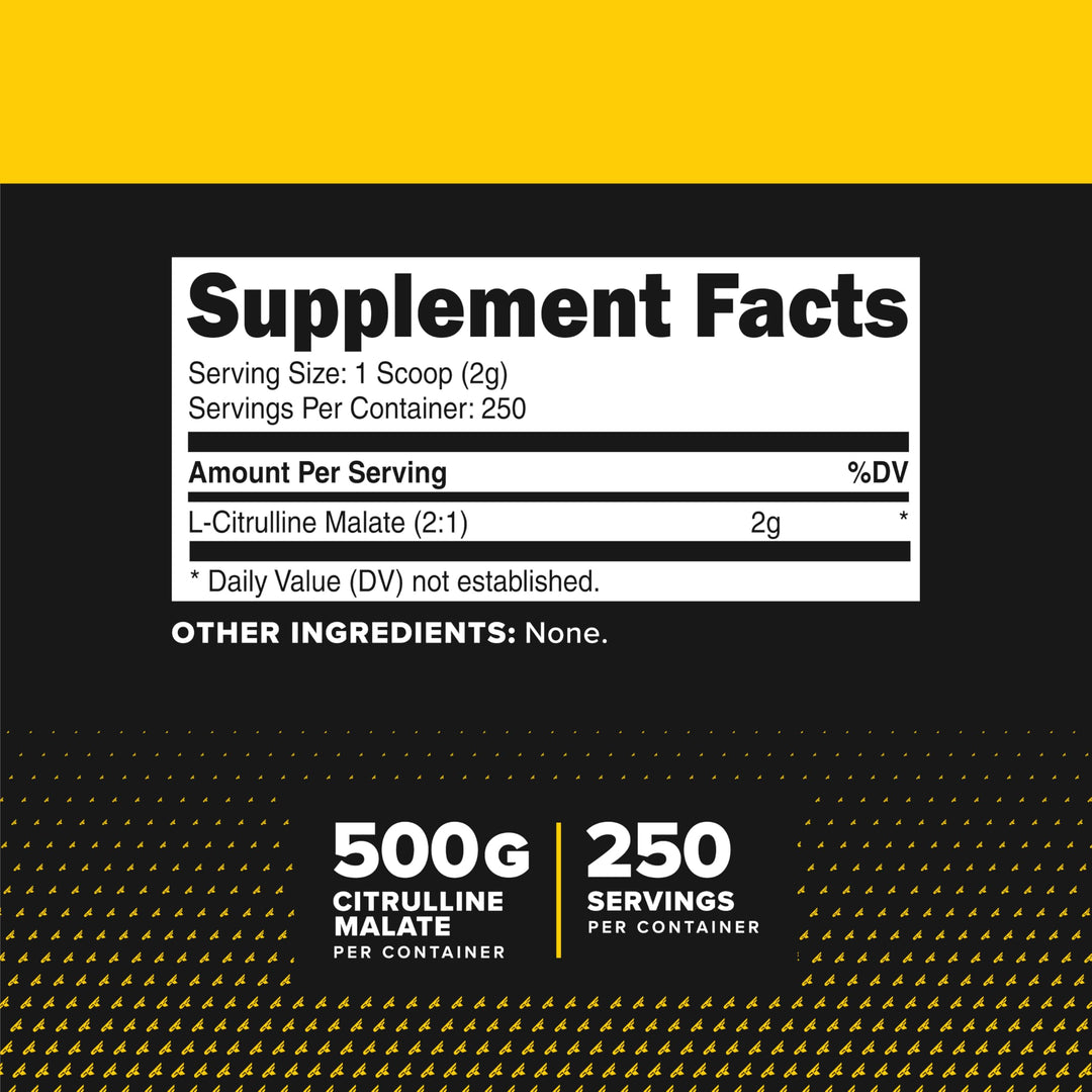Primaforce L-Citrulline Malate Powder, Unflavored, 500 g