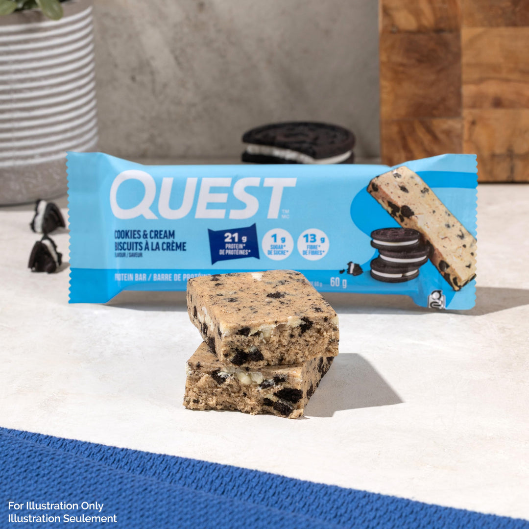 Quest Protein Bars, Cookies & Cream, 12 Count