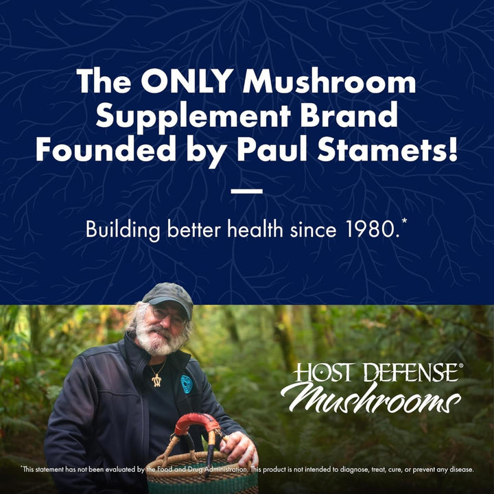 Fungi Perfecti Host Defense MyCommunity Comprehensive Immune Support, 120 Count