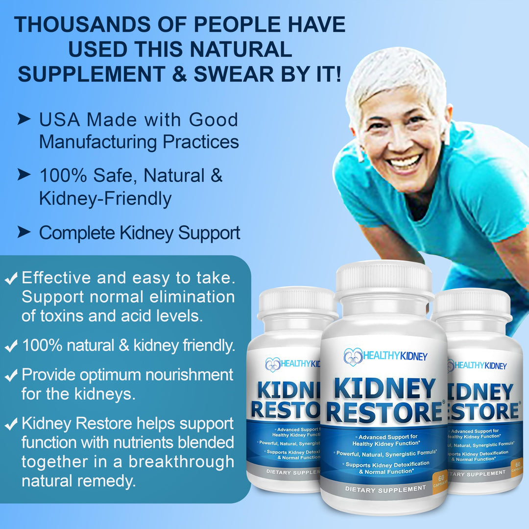 Kidney Restore Supplement, 60 Count