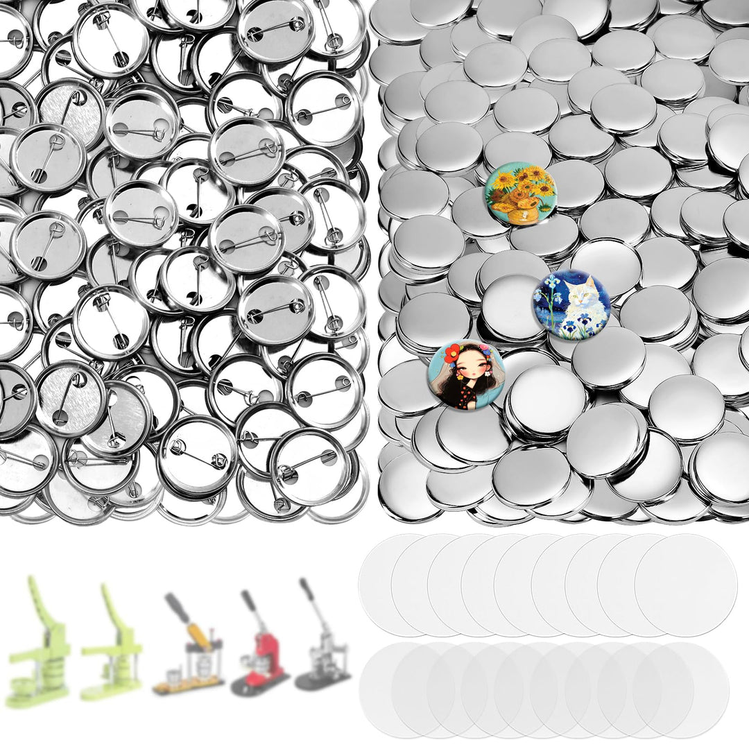 CAEYPOAR Button Maker Supplies, 200 Count